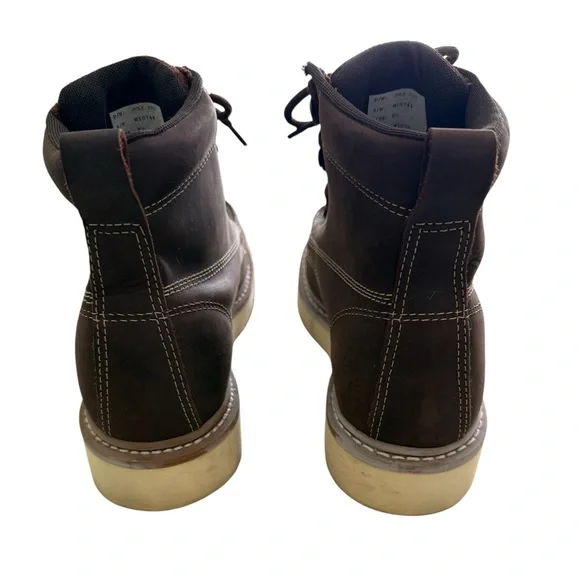 Wolverine Men's Loader Wedge Boots Dark Brown Leather Size 8 1/2 Medium Width - Picture 2 of 14